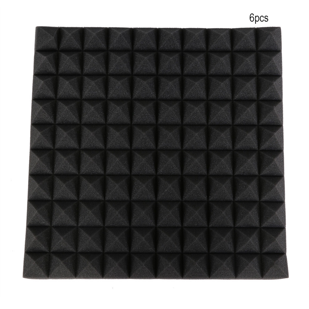50*50*5Cm 6Pcs Pyramid Shape Sound Absorbing 9387669511803