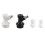 2Pcs Home Brewing Ball Lock Keg Connector + 1