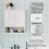 Wandkast - MUVOE - Badkamer - Wit - MDF - Verstelbare planken 6