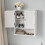 Wandkast - MUVOE - Badkamer - Wit - MDF - Verstelbare planken 4