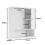 Wandkast - MUVOE - Badkamer - Wit - MDF - Verstelbare planken 2
