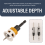Countersink Drill Bit Set with Adjustable Depth Stop 5