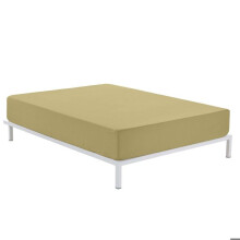 Sábana ajustable Alexandra House Living Marrón Claro 150 x 190/200 cm