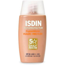 Sunscreen - ISDIN - Fotoprotector Fusion Water - SPF 50 - Tinted - Non-greasy - 50 ml