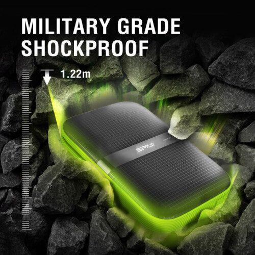 Disco Duro Externo - Silicon Power - Armor A60 - 4To - USB 3.2 - Resistente a Caídas 2