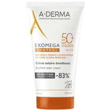 Cremă de față și corp, A-Derma, Exomega Control, Emolient, SPF 50+, 150 ml