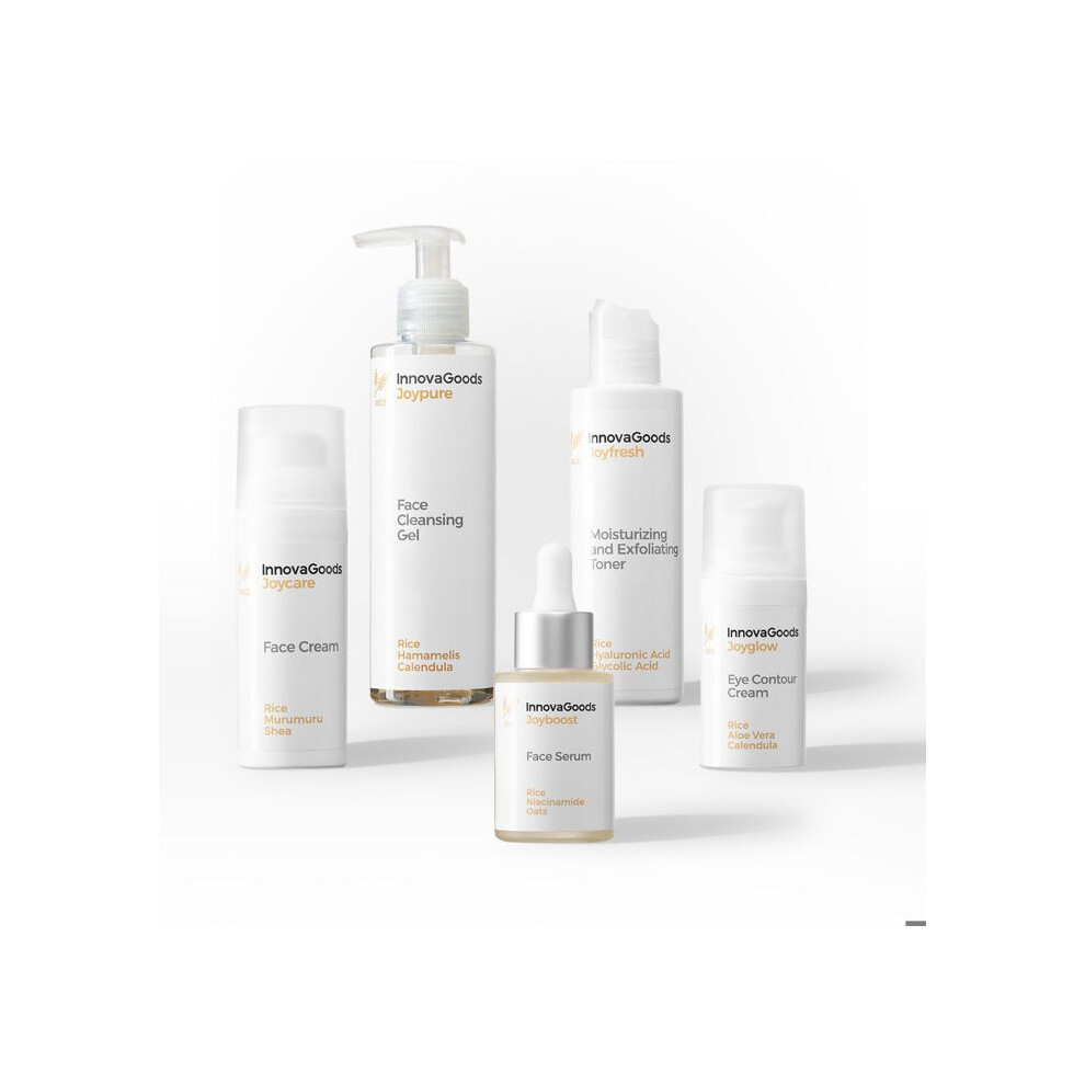 Innovagoods Cosmetic Set - Face Routine Pack - Vegan - Natural Ingredients - 5 Products