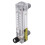 Acrylic Panel Mount Liquid Flowmeter 0.3‑3GPM, Adjustable 16
