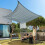 Rectangular Schaduwdoek Shazail InnovaGoods 2 x 3 m - Grijs 2