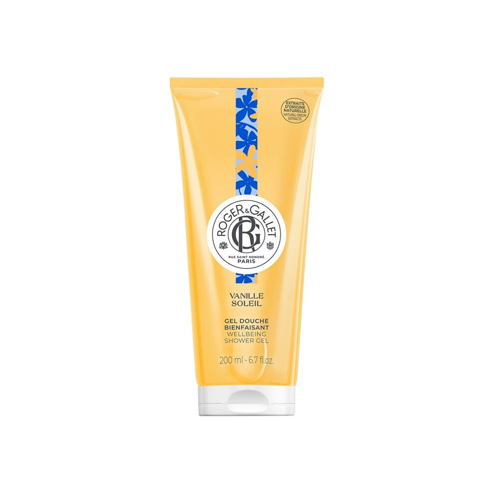 Roger & Gallet Beneficial Shower Gel Vanilla Sun 200 Ml