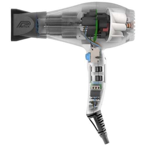 Parlux Haartrockner Digitalyon silber mit SoftStyler Magic Sense 2