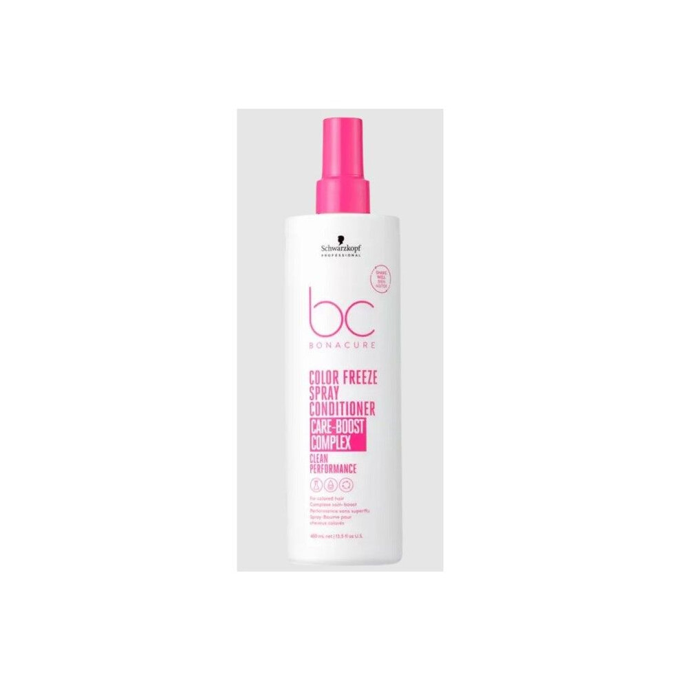 Schwarzkopf Revitalizing Spray - Bc Color Freeze - 400Ml - Ph 4.5 - Color-Treated Hair