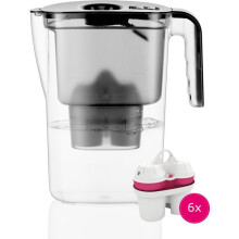 Filterkanne - BWT - VIDA MEI - 2,6 L - Filterwechselanzeige - 6 Kartuschen enthalten