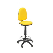Ayna bali tabouret jaune roues de parquet