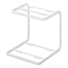 Support à pots - YAMAZAKI - Tower 5154 - Métal peint - 22,5 x 20,5 x 21 cm - Blanc