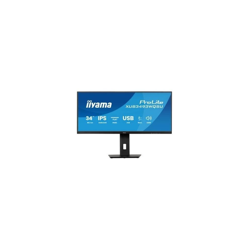 Iiyama Prolite 34 Zoll Uwqhd Ips Led 21:9 120 Hz Office Monitor Schwarz Xub3493wqsu-B6 - Bild 8
