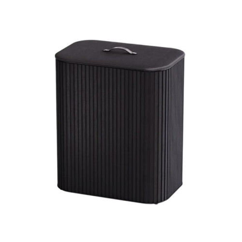 Joseph Joseph Cesta per il bucato - JOSEPH JOSEPH - Tota Luxe - 90 litri - Nero - Bambù e tessuto