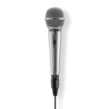 Dynamische microfoon "Jam Star", jackkabel 3 m + adapter, op/af.