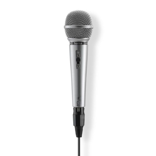 Dynamische microfoon "Jam Star", jackkabel 3 m + adapter, op/af.