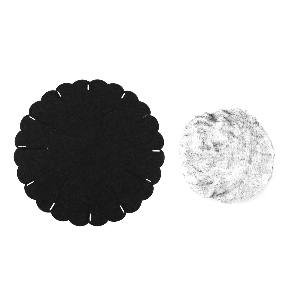 Pet Bed Round and Comfortable Warming Indoor