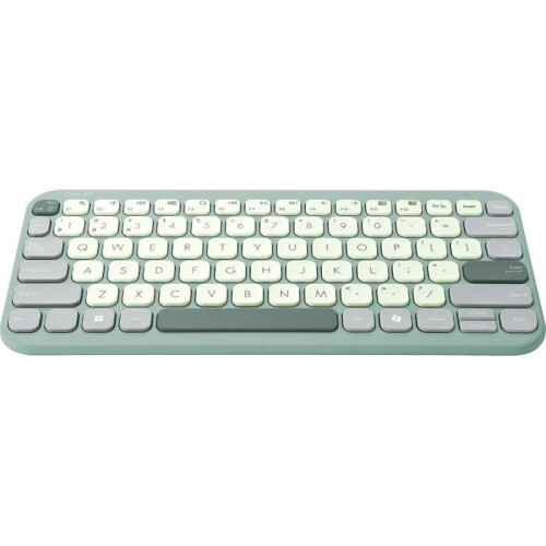 ASUS Clavier sans fil - ASUS - Marshmallow KW100 - Vert - Bluetooth - Silencieux