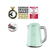 Waterkoker - Novis - KTC1 - RVS - 1,6 L - LED-verlichting - Groen