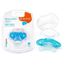 Beißringe für Babys BabyOno - Blau, Zahnungsschmerzlinderung 3m+