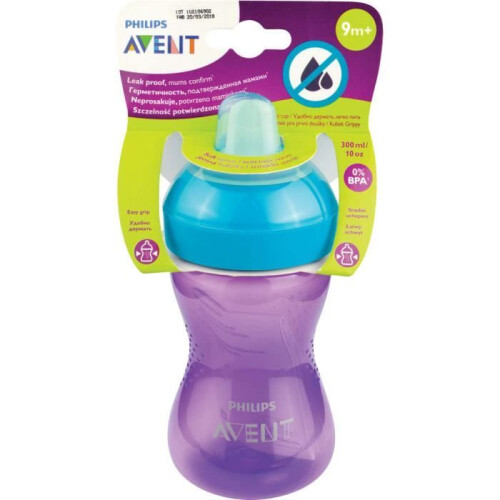 Philips AVENT DRINKING CAP 9m+ 300ml non-cups scf802/02 purple 2