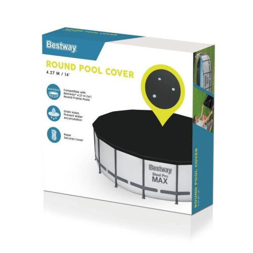 Bestway Pool Cover - BESTWAY - 427cm - 4 Seasons Protection - Unmatched Effectiveness - Synthetic 2