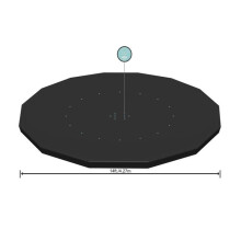 Telo per piscina - BESTWAY - 427cm - Protezione 4 stagioni - Efficacia a prova di tutto - Sintetico