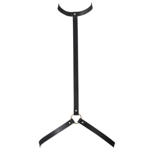 Arnés de cuero - No especificado - Negro - Ajustable - Cómodo - BDSM suave