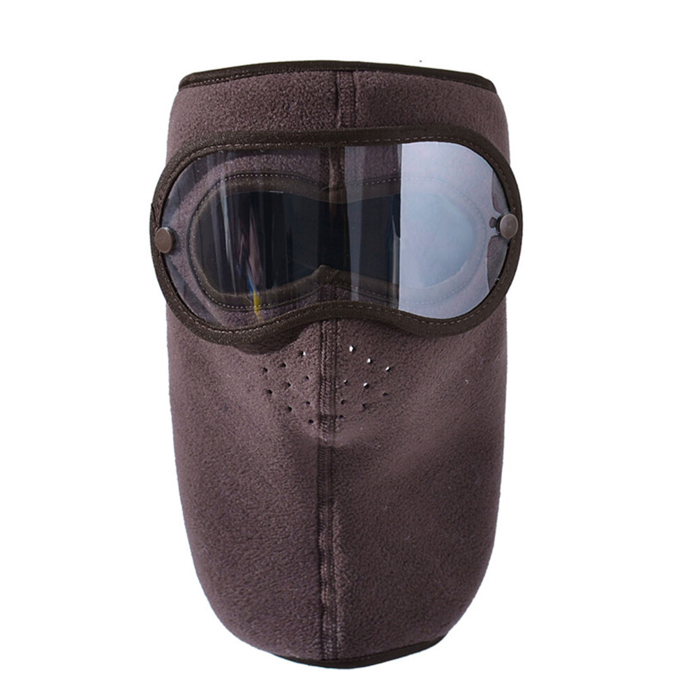(brown, Extended neck guard) Motorcycle Face Masks For Ultimate Comfort And Anti-splashs Warm Mask-image-OPC-PJMWXTC-NEW