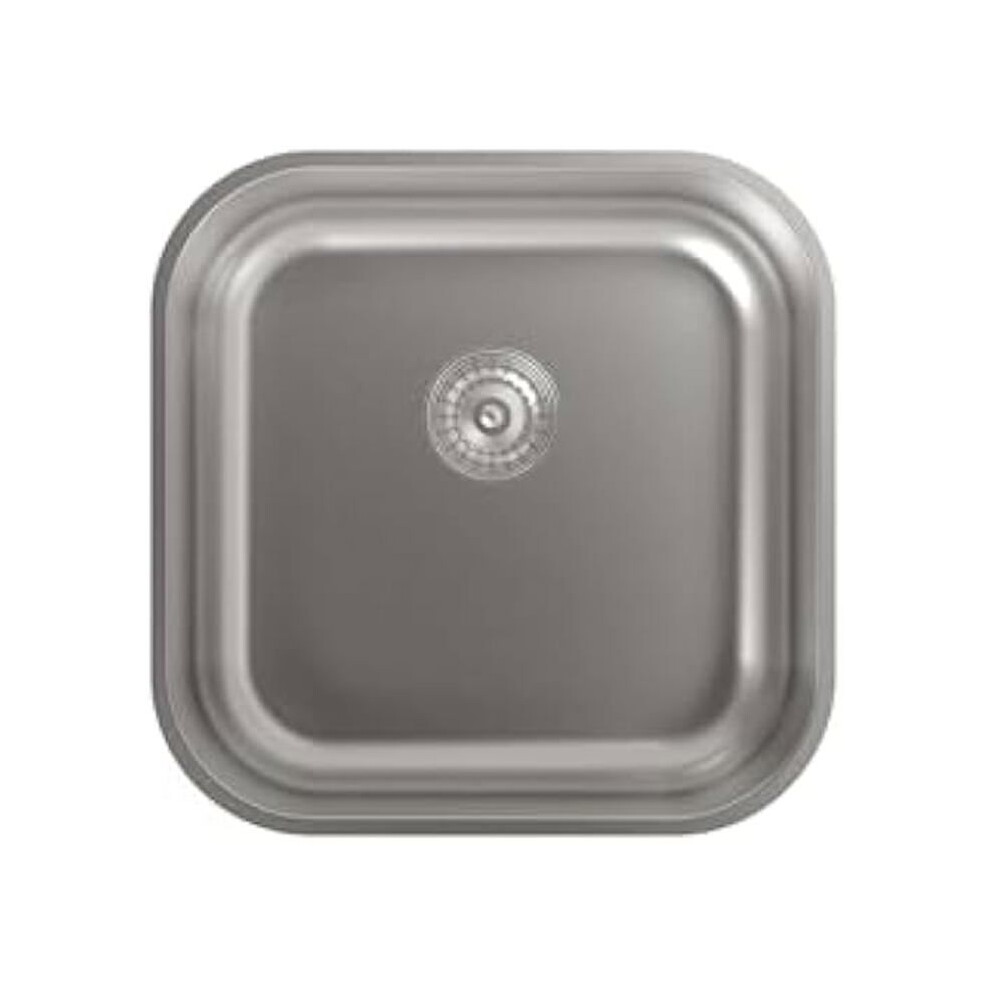Cata Sink - Cb 40-40 - 44X44 Cm - Stainless Steel - Square Bowl - Depth 18 Cm