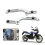 Ρυθμιστές παρμπρίζ μοτοσικλέτας για XL750 XL 750 (μαύρο) 5