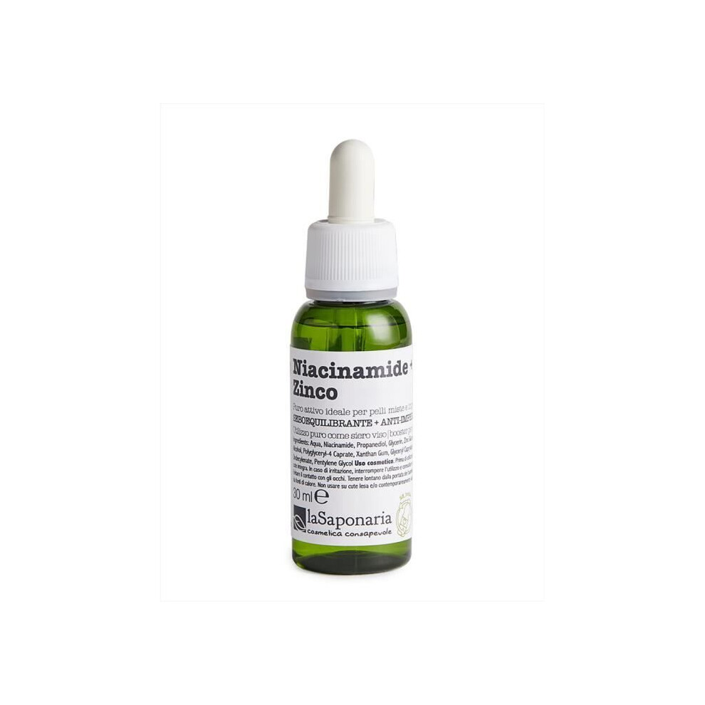 Serum - La Saponaria - Niacinamide + Zinc - Sebum regulating - Anti-imperfections - 30 ml