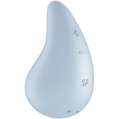SATISFYER - VIBRATEUR DEW DROP LAY-ON BLEU - 2