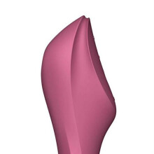 Estimulador - Satisfyer - Curvy Trinity 3 - Silicona médica - Impermeable IPX7 - 11 intensidades de ondas