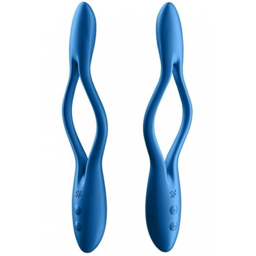 SATISFYER ELASTIC GAME MULTI VIBRATOR - BLUE 2