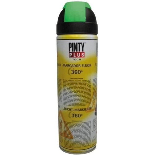 Spray paint - PINTY - T136 - 500 mL - Fluorescent - 360 multi-directional valve