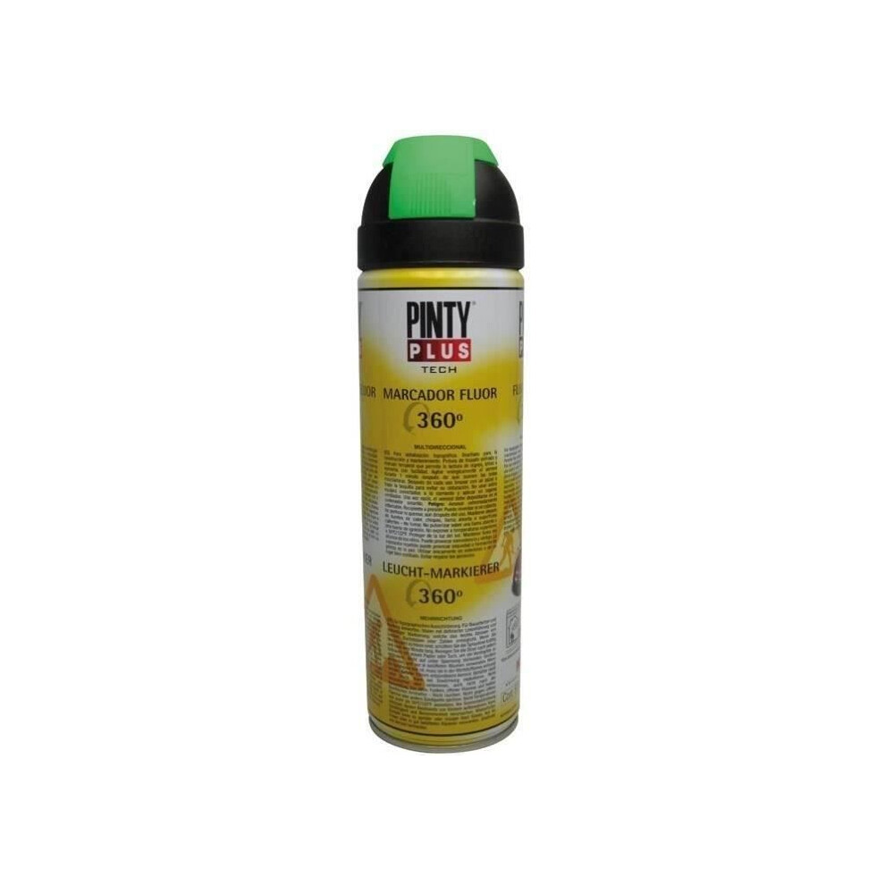 Spray Paint - Pinty - T136 - 500 Ml - Fluorescent - 360 Multi-Directional Valve 8429576174205