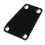 Placa de cuello trapezoidal de metal con tornillo - Negro 6