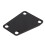 Placa de cuello trapezoidal de metal con tornillo - Negro 13