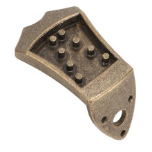 Mandolina, pieza de repuesto para cola de metal, tono bronce, accesorio musical