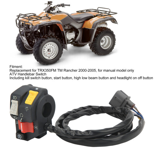 ATV-Scheinwerfer-Schalter TRX350FM Rancher 2000-2005 2