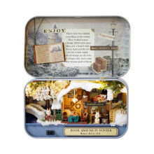 DIY Miniature Handmade Box Dollhouse Good Old Time
