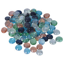 Landscaping Glass Stones Aquarium Landscaping Blue