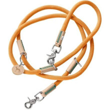 Adjustable Leash - HUNTER - Malia - Soft Rope - Durable Leather - 3 Positions
