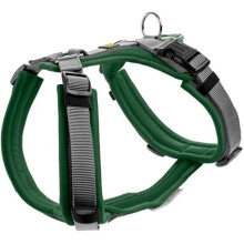 Imbracatura per cane - HUNTER - Maldon Up - Verde scuro/grigio - Taglia XS-S - Regolabile 4 posizioni