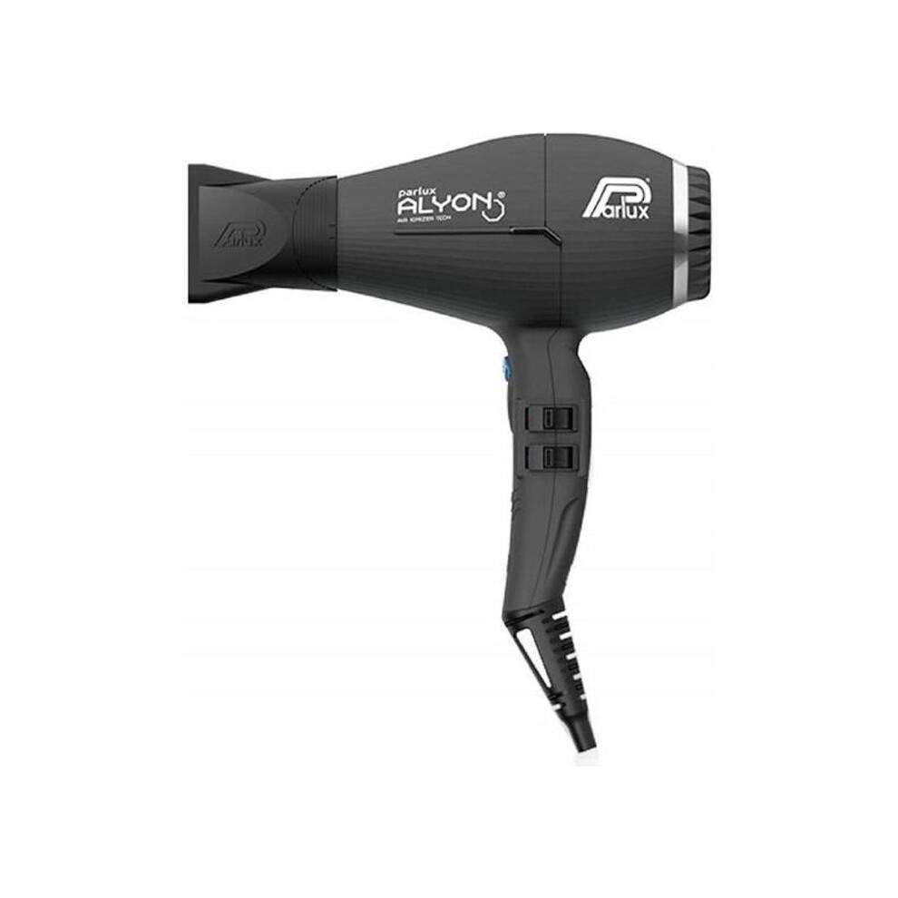 Parlux Black Alyon Hair Dryer - Air Flow 84 M3/H - 2250 W - Matte