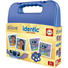 Identic Stitch - Gedächtnisspiel - EDUCA - 72 Karten, fördert Gedächtnis und Aufmerksamkeit - Ab 3 Jahren